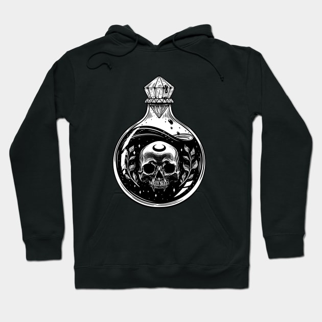 Poison. Vampire Skull Hoodie by OccultOmaStore